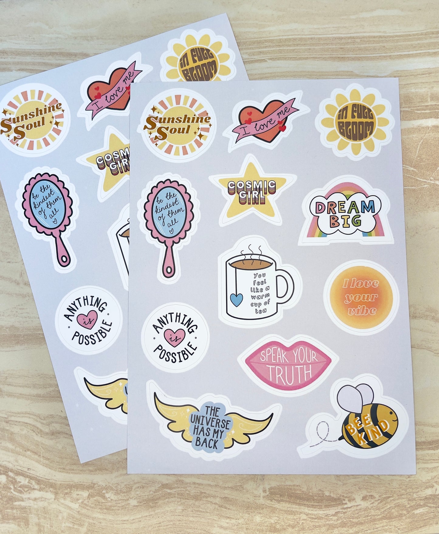 Mindful Sticker Sheet