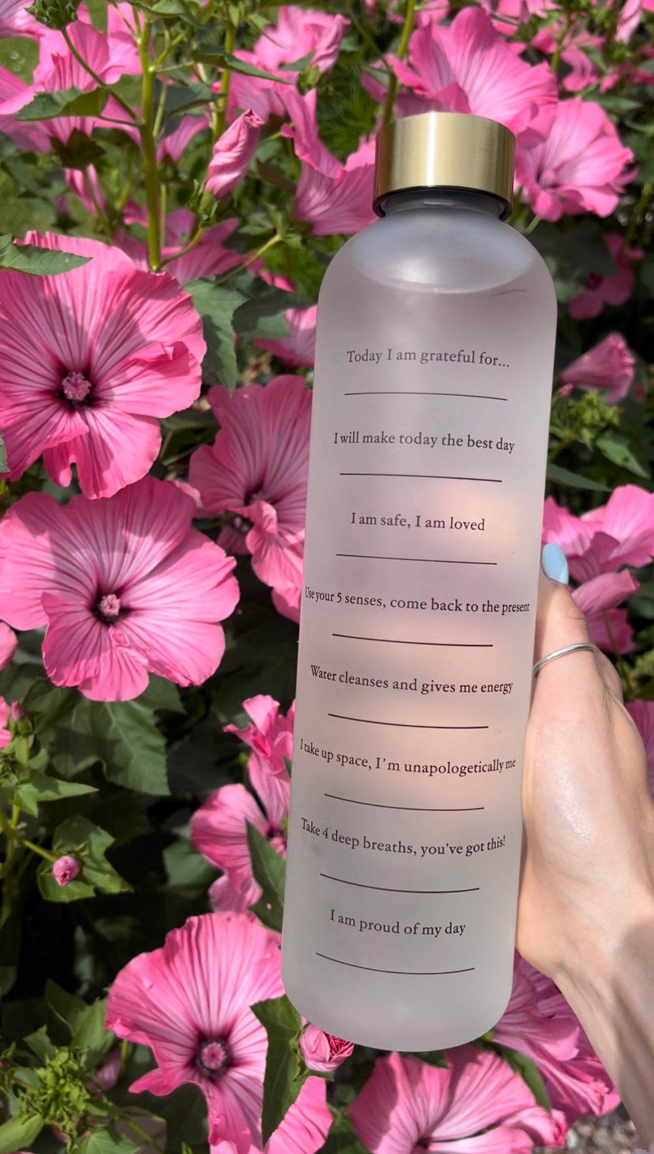 Mindful Water Bottle